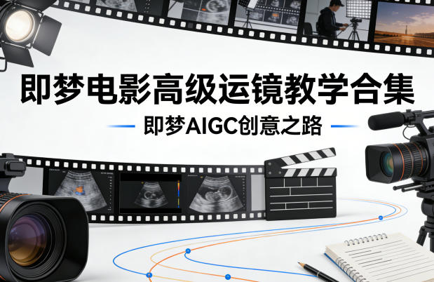 即梦电影高级运镜教学合集，即梦AIGC创意之路-资源云