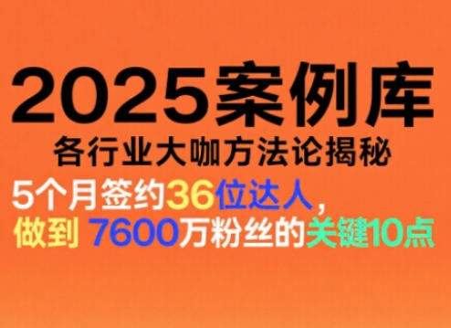 波波来了案例库，收录各行业大咖的方法论，各行业大咖方法论揭秘（更新2026年3月）-资源云