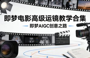即梦电影高级运镜教学合集，即梦AIGC创意之路-资源云